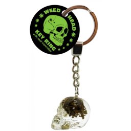 Breloc Weed Head Skull