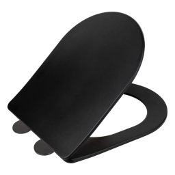 WENKO 26029100 - capac WC GALATI 46 x 36 cm, negru