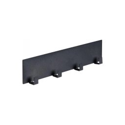WENKO 55014100 - Cârlig pentru bucătărie de exterior, 30 x 6,5 cm, negru