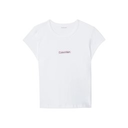 CALVIN KLEIN T-Shirt Placed Institutional Baby LV047F842G YAF bright white