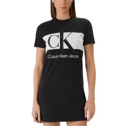 CALVIN KLEIN Rochie Blocking T-shirt Dress LV047F288G UB1 black