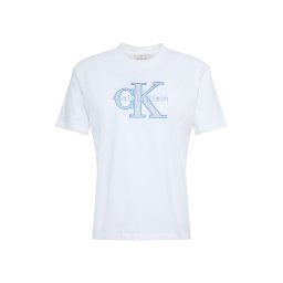 CALVIN KLEIN T-Shirt Hero Ss Classic Monologo New LV047F829G YAF bright white