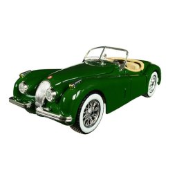 Machete masinuta bburago jaguar xk 120 roadster 1:24, verde, 22018