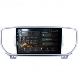 Navigatie Kia Sportage (2016-2018) 6GB RAM Android 13 Octacore Slot Sim 4G DSP GPS Wi-FI Carplay Android Auto USB Bluetooth Waze Touchscreen 9 Inch