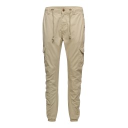 Urban Classics Pantaloni cu buzunare nisipiu