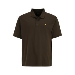 Lyle & Scott Big&Tall Tricou maro închis / galben