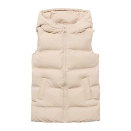 MANGO KIDS Vestă 'Lina' crem