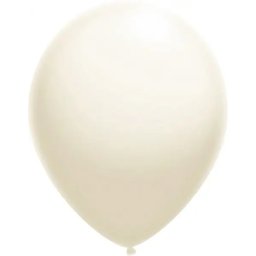 Set 100 baloane latex alb 13 cm