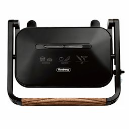 Sandwich maker grill Oliver Voltz OV51442K, 1300W, Protectie supraincalzire, Acoperire antiaderenta, Negru