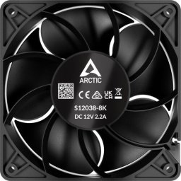 S12038-4K, 120mm PWM, 600 - 4000rpm, Negru