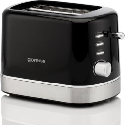 Prajitor de paine T800DB, 800 W, 2 felii, Negru/Argintiu