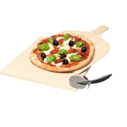 Set piatra Electrolux E9OHPS1 pentru pizza: piatra, paleta, feliator