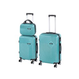 TraveLux Pro XVIII set valize cu role albastru lagună