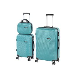 TraveLux Pro XVII set valize cu role albastru lagună
