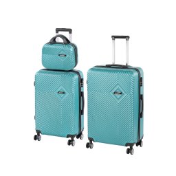 TraveLux Pro XVI set valize cu role albastru lagună