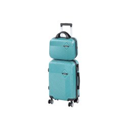 TraveLux Pro VII set valiză cu role albastru lagună