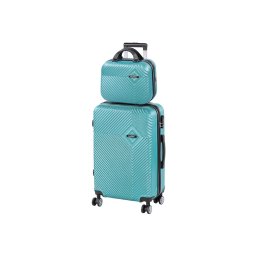 TraveLux Pro VI set valize cu role albastru lagună