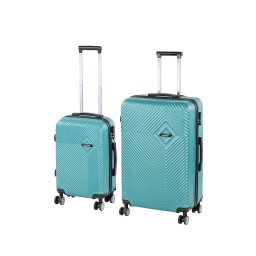 TraveLux Pro XIX set valize cu role albastru lagună