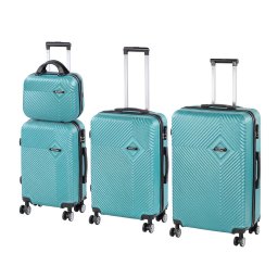 TraveLux Pro XXV set valize cu role albastru lagună