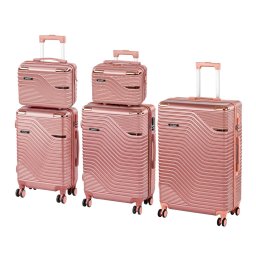 TraveLux Urban set valize rulante roz somon