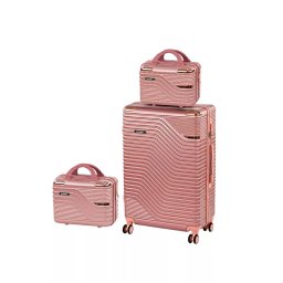 Set de valize cu roți TraveLux Urban XIV, roz somon