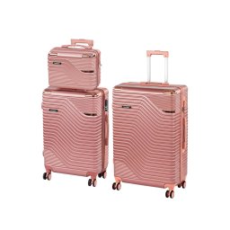 TraveLux Urban XX set valize rulante roz somon