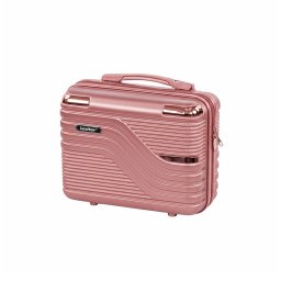 TraveLux Urban valiză mică de mână cu capac dur 28x36x16 cm roz somon