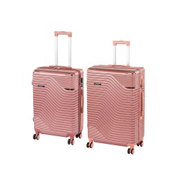 TraveLux Urban XI set valize cu role roz somon