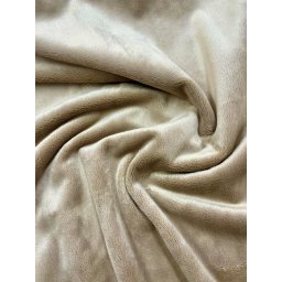 Cuvertura matlasata, groasa, pentru pat de 160cm, Hiko Teddy Plüsch blanita bej 210x225cm
