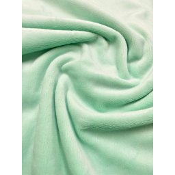 Cuvertura matlasata, groasa, pentru pat de 160cm, Hiko Teddy Plüsch blanita verde menta 210x225cm