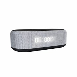 IRIS DC-120-B-Q 15W Qi cablu fără cu încărcător negru digital ceas cu alarmă