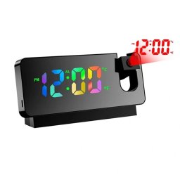 TOO DCP-555-B-RGB RGB cu proiector ceas cu alarmă negru