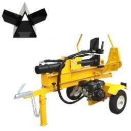 Pachet ProGARDEN DH22B Despicator busteni, 22T, benzina, tractabil, Dmax 500mm cu despicator