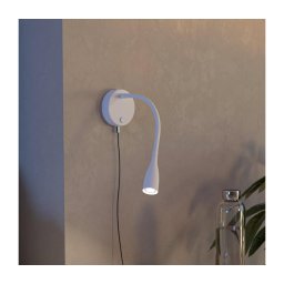 Eglo 901782 - Lampă LED de perete flexibilă cu USB OLIVANDINO LED/3,8W/230V albă