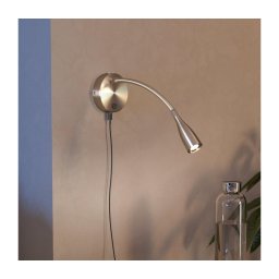 Eglo 901783 OLIVANDINO - lampă de perete LED flexibilă cu USB, 3,8W/230V, crom