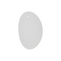 Ideal Lux - Abajur de schimb OVALINO pentru candelabru și plafonieră, alb