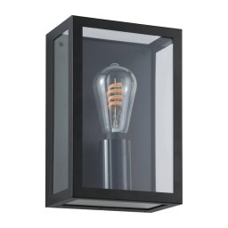 Eglo ALAMONTE-Z 31778 - Aplica de perete pentru exterior, LED RGBW dimabilă, 4,9W, 230V, IP44, neagră