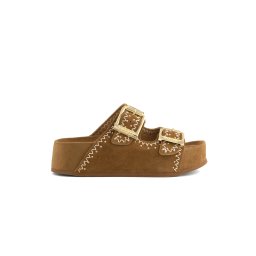 COLORS OF CALIFORNIA Sandale High Fussbet Studded COC.HC.DUNE08 tan