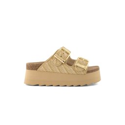 COLORS OF CALIFORNIA Sandale Platform Metal Raffia COC.HC.BES600 gol