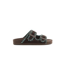 COLORS OF CALIFORNIA Sandale Suede With Stitchings COC.HC.BIO301N moka