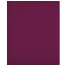 Cearsaf de pat cu elastic, bordo, 90x200 cm, bumbac GartenMobel Dekor