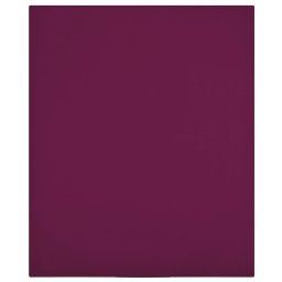 Cearsaf de pat cu elastic, 2 buc, bordo, 140x200 cm, bumbac GartenMobel Dekor