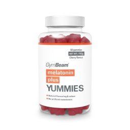 GymBeam Melatonină Plus Yummies 50 caps. cireșe