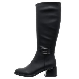 Cizme dama, negru, elegante, piele naturala, lungi, cu toc, Epica V723A349-61B-N809-Negru (Marime: 39)