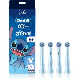 Oral-B iO Kids Disney Stitch capete de schimb pentru periuta de dinti pentru copii de la vârsta de 6 ani 4 buc