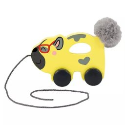 Trefl: Cățeluș din lemn care poate fi tras