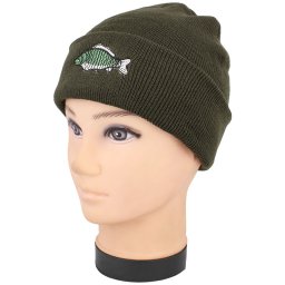 Căciulă de iarnă cu broderie pentru pescar