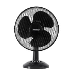 Ventilator MS 7309, O 30 cm, 70W/35W, 3 viteze, oscilatie 76°, reglaj unghi 26°, Negru, 1 buc