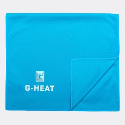 Prosop revigorant din poliester G-heat Fitness Albastru