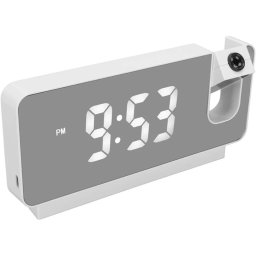 TOO DCP-444-W cu proiector ceas cu alarmă alb TOO DCP-444-W